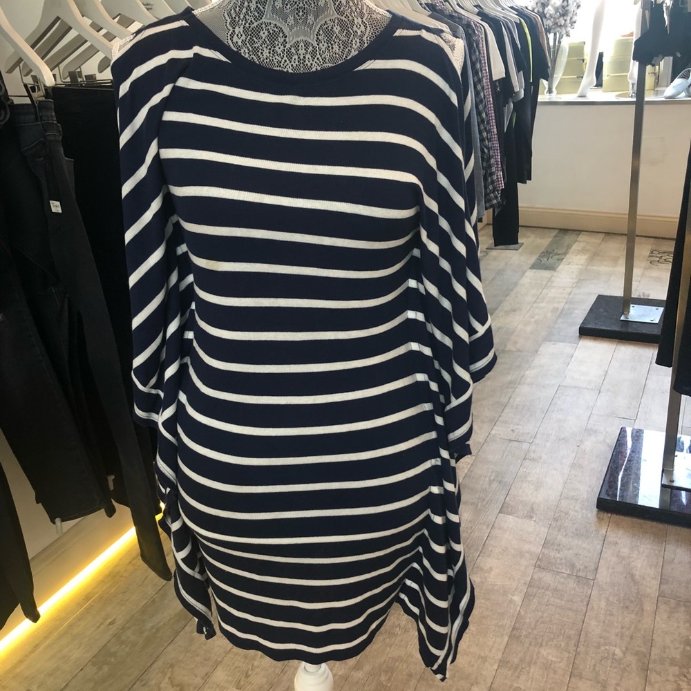 Bcbg striped dress and can be worn as shirt